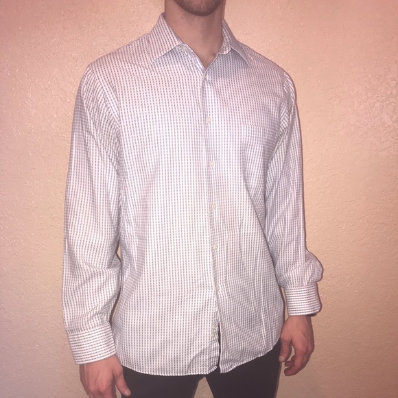 Patterned Blue Button-Down - Picture 2 of 5